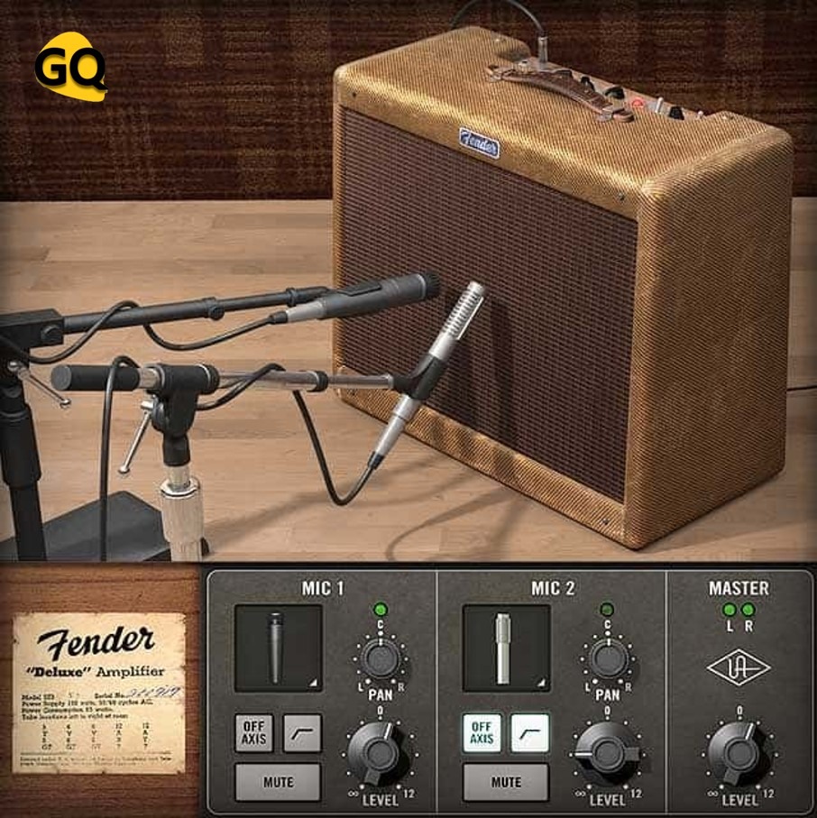 Universal Audio Fender 55 Tweed, one of the best guitar amp sims.