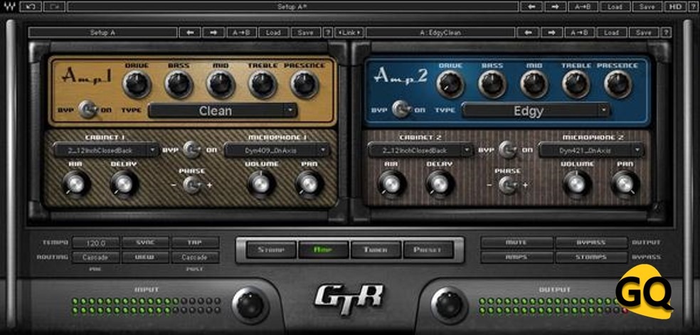 Waves GTR3 Amps, a great VST plugin for guitar