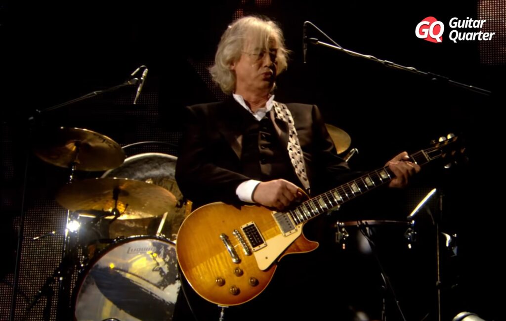 Jimmy Page con su Gibson Les Paul "Number 1".